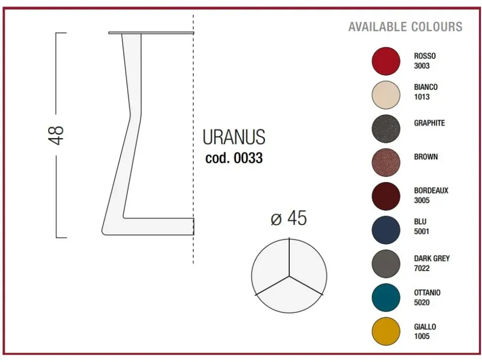 Tavolino modello Uranus di Egoitaliano a prezzo scontato