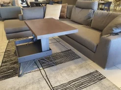 Tavolino moderno Ray corten di Easyline a prezzo scontato