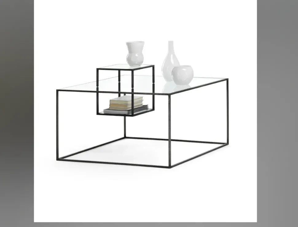 Tavolino Mogg modello Illusioni quadrato in OFFERTA OUTLET