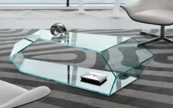 Tavolino Tonelli Dekon 2 in vetro a prezzo scontato