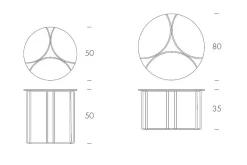 Tavolino Tonin casa modello Jazz in OFFERTA OUTLET