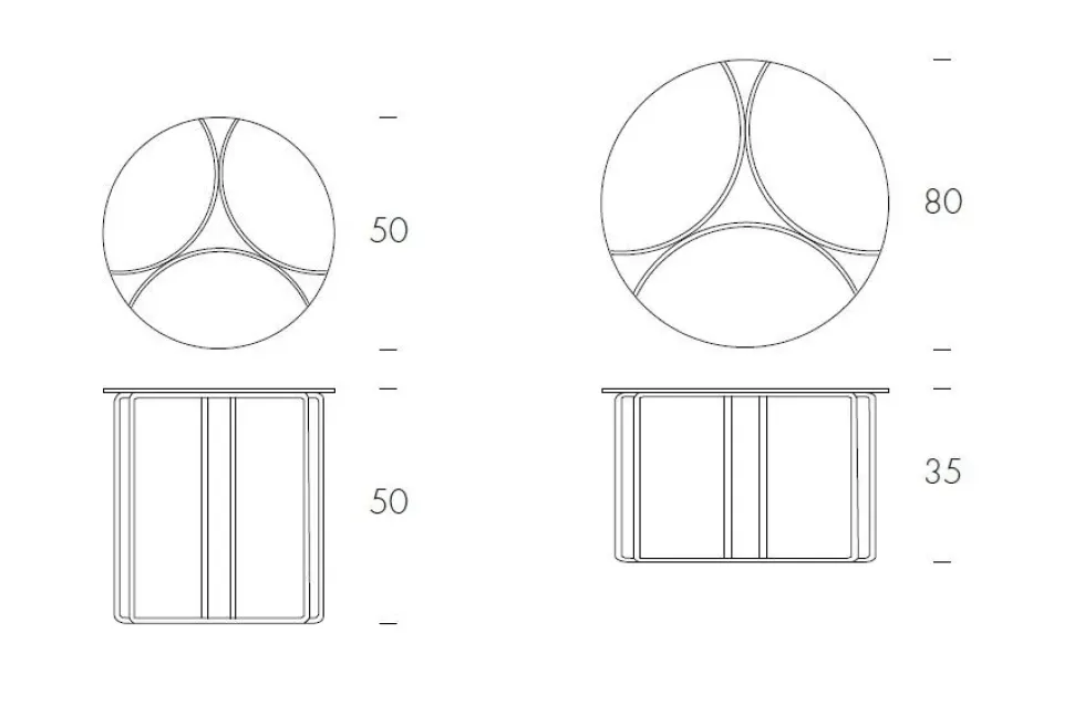 Tavolino Tonin casa modello Jazz in OFFERTA OUTLET