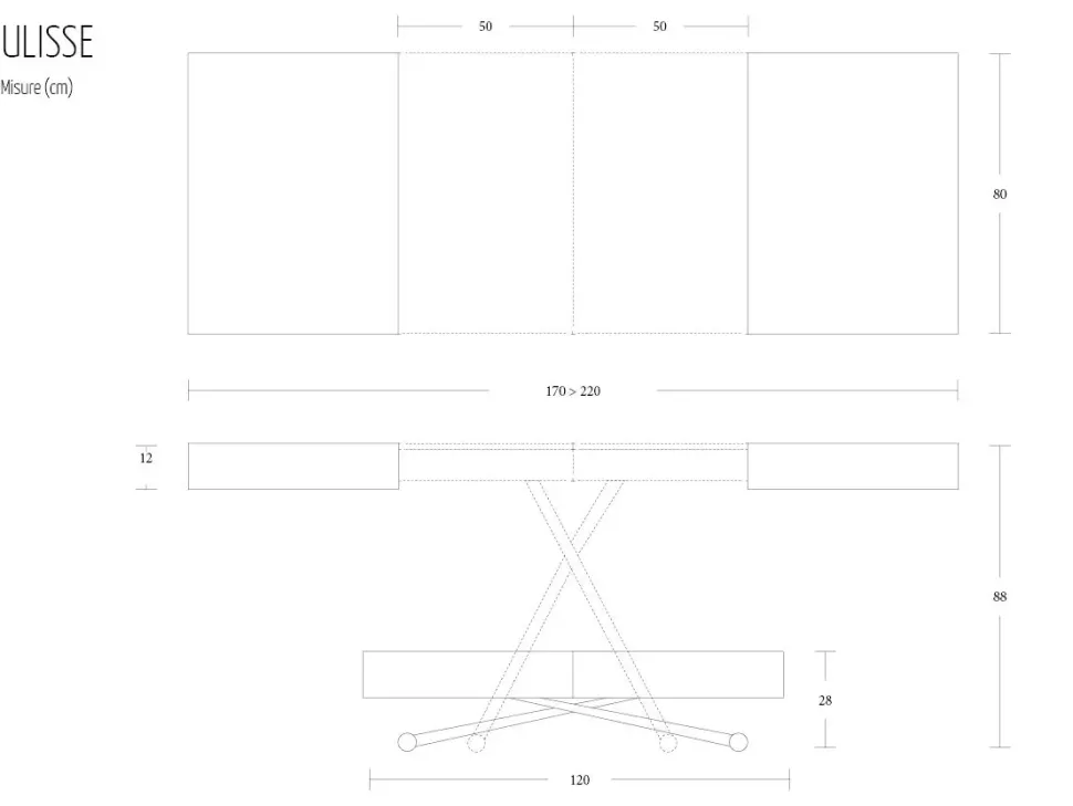 Tavolino Ulisse dell'azienda Altacom a prezzi convenienti