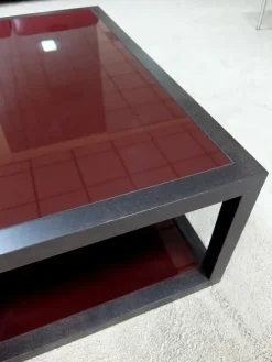 Tavolino Wengè  in vetro Tonin casa sconto del 54%