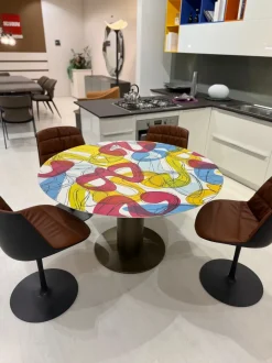 Tavolo 63° De rosso in OFFERTA OUTLET -40%