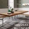 Tavolo Air allungabile 160x100 Lago in OFFERTA OUTLET -41%