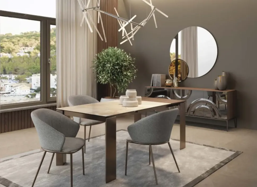 Tavolo Ali Zamagna in ceramica Allungabile scontato 30%