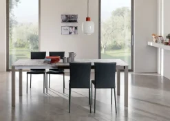 TAVOLO ALLUNGABILE FINITURA VINTAGE_mod. MIX QUADRO