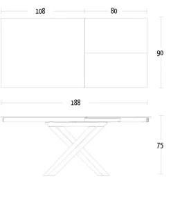 Tavolo allungabile Tokyo di Altacom a prezzo riservato