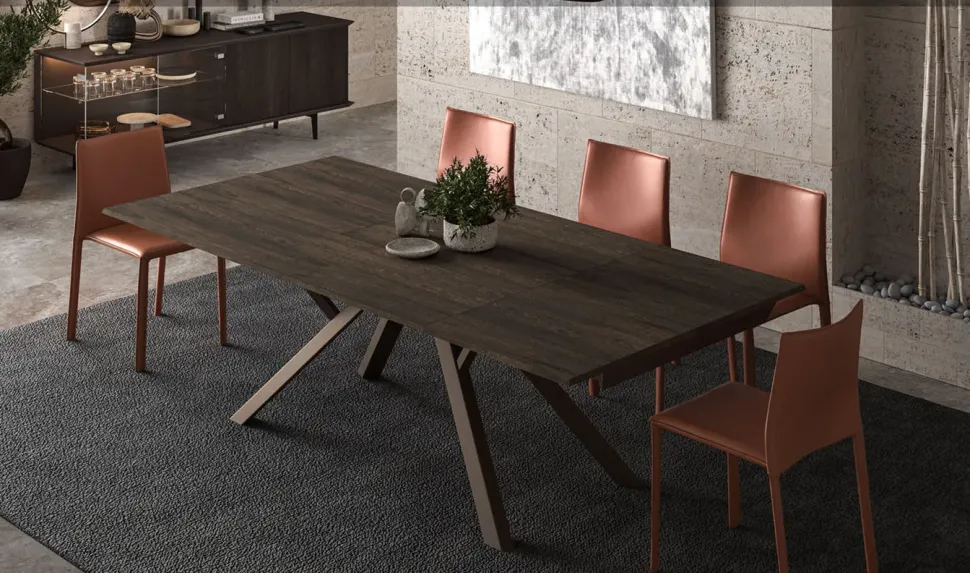 Tavolo Ampliance Easyline in legno Rettangolare allungabile