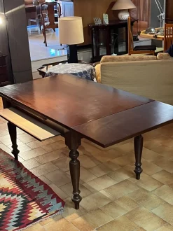 Tavolo Antico casale Manara in legno Rettangolare allungabile