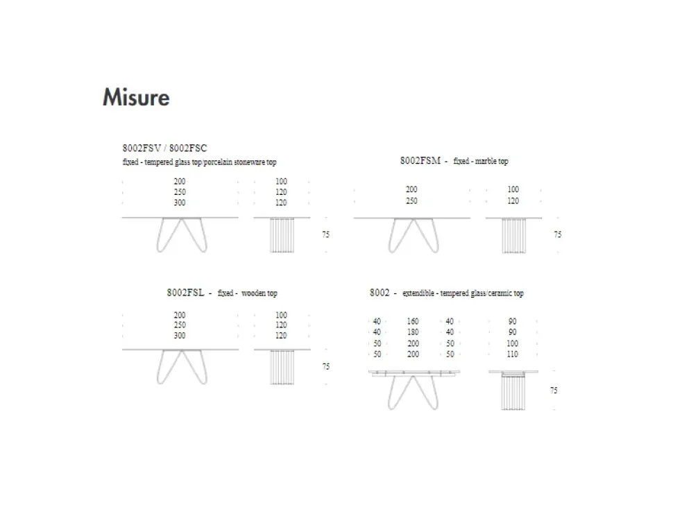 Tavolo Arpa Tonin casa in OFFERTA OUTLET -29%