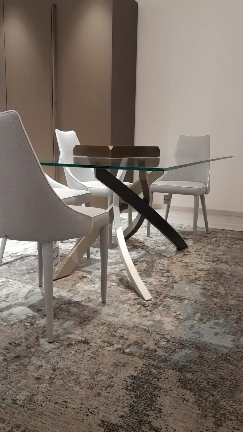 Tavolo Artistico fisso Bontempi in vetro Fisso scontato 38%