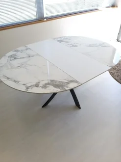 Tavolo Barone Bontempi in ceramica Rotondo allungabile