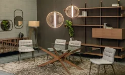 Tavolo Blade glass Tonin casa a prezzo ribassato