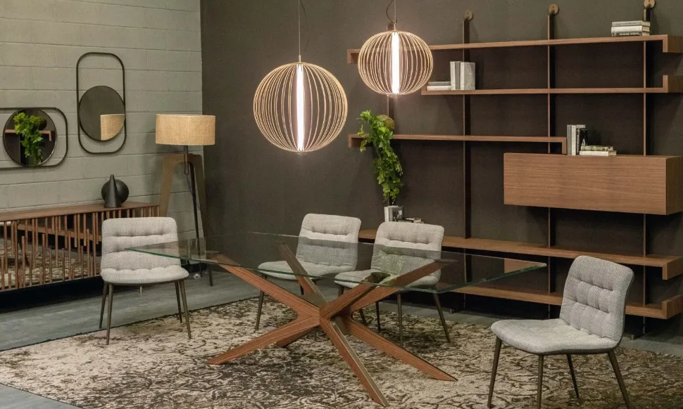 Tavolo Blade glass Tonin casa a prezzo ribassato