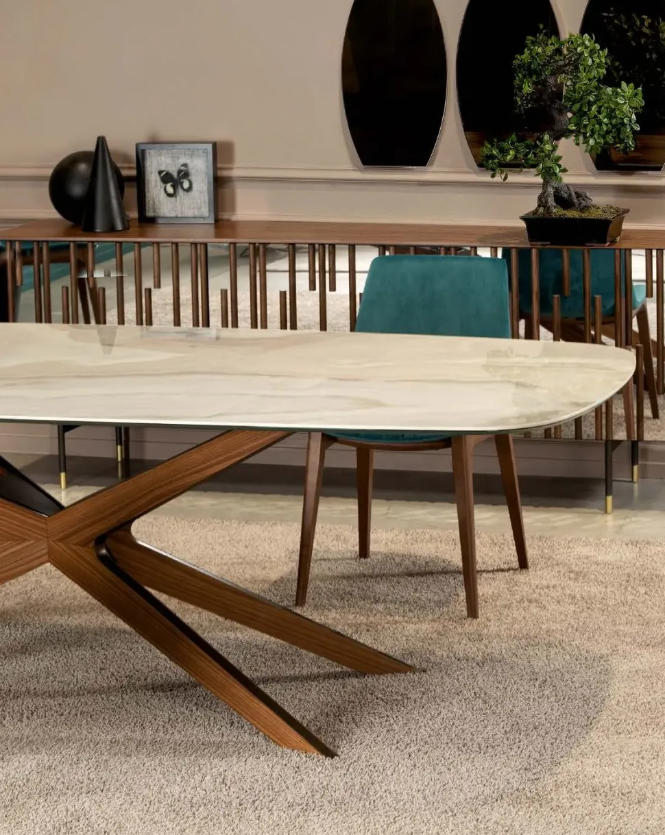 Tavolo Blade glass Tonin casa a prezzo ribassato