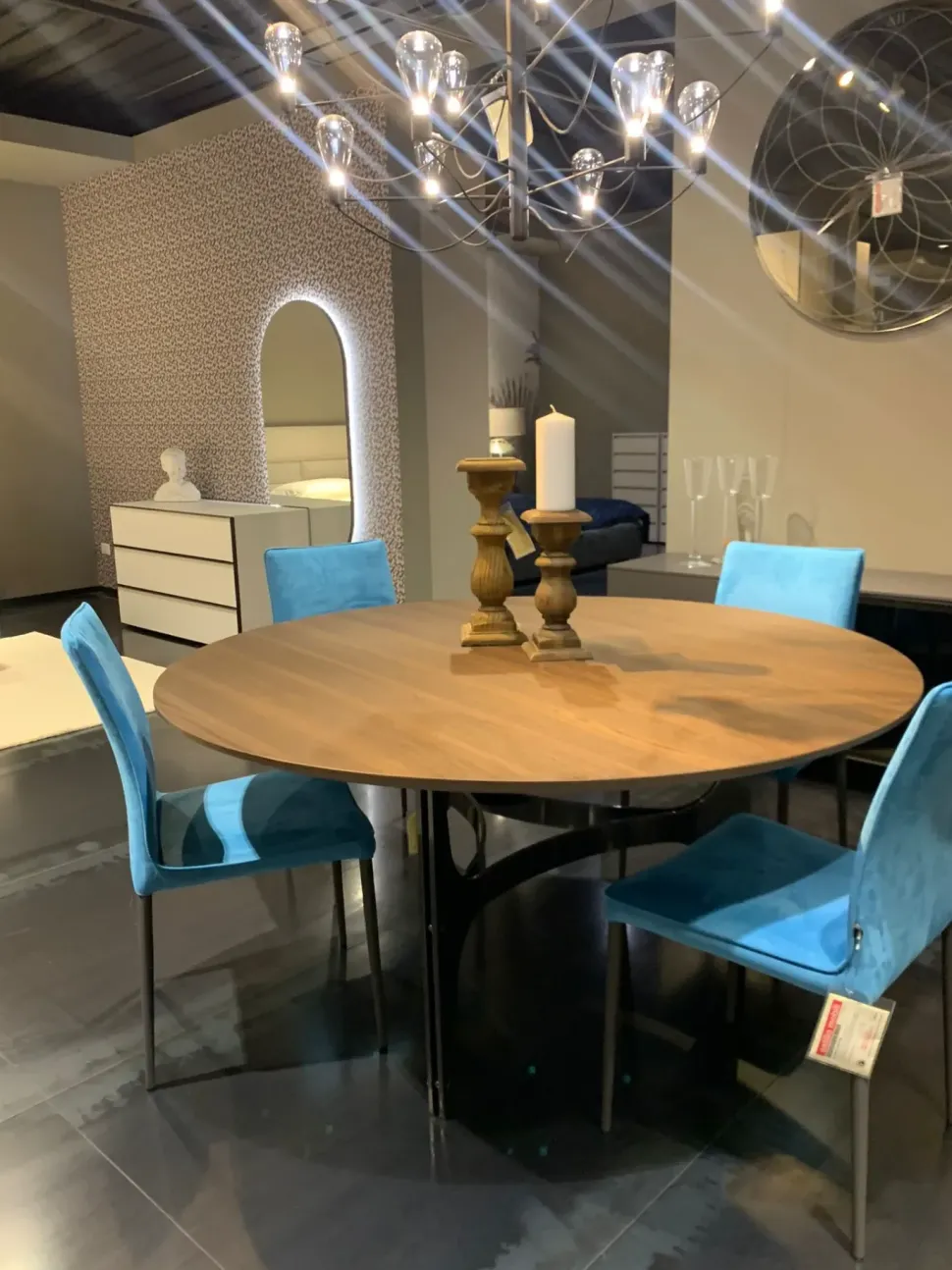 Tavolo Bontempi Universe 5276 rotondo PREZZI OUTLET -40%