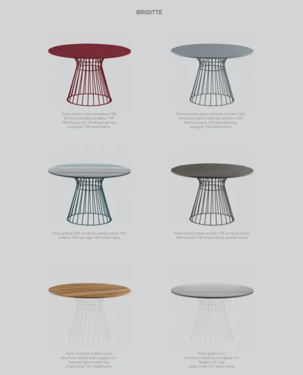 Tavolo Brigitte Tomasella a prezzo ribassato