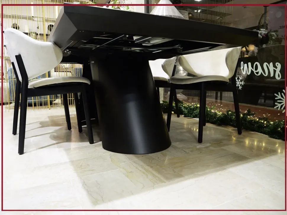 Tavolo Calligaris con piano in ceramica rettangolare, OUTLET!