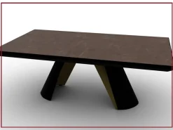 Tavolo Calligaris con piano in ceramica rettangolare, OUTLET!