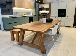 Tavolo Castle Devina nais in legno Fisso