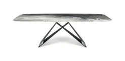 Tavolo Cattelan Italia Premier Crystalart, scontato a prezzi outlet!