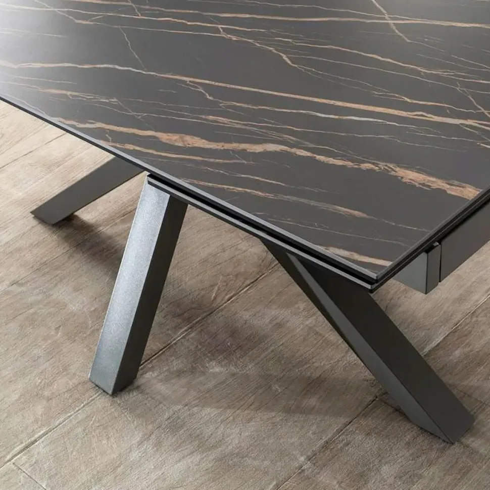 Tavolo Ceramicato om/313/mb Stones in OFFERTA OUTLET -46%
