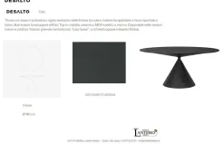 Tavolo Clay Desalto in altri materiali Fisso