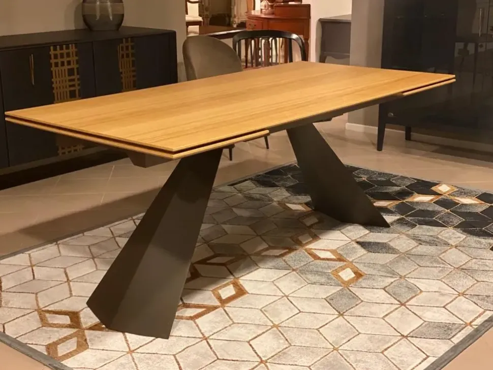 Tavolo Coast Zamagna in legno Allungabile scontato 50%