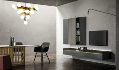 Tavolo con piano in ceramica ovale di Dall'agnese a PREZZO OUTLET