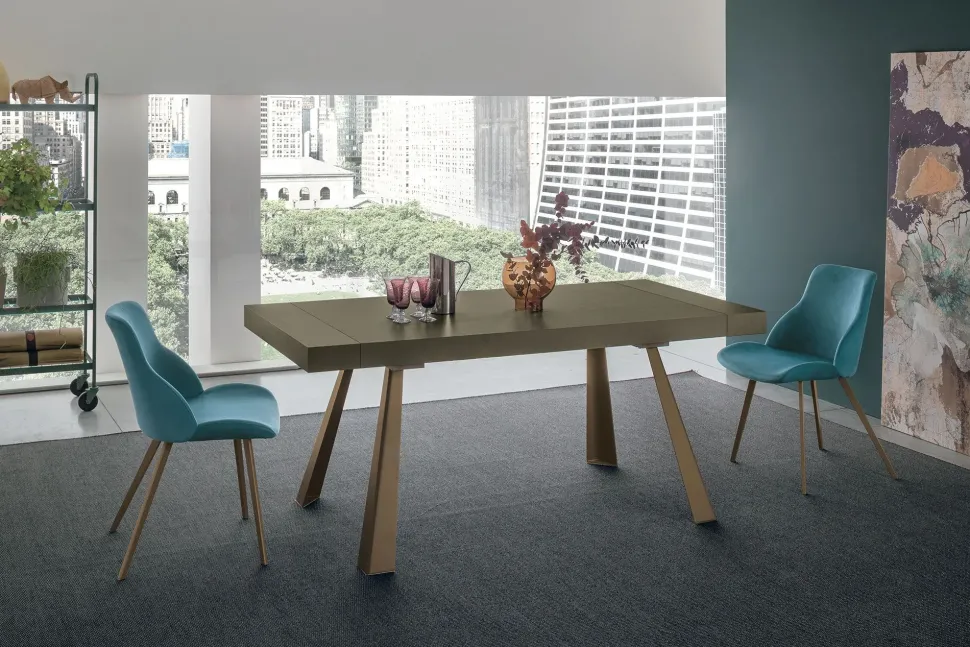 Tavolo con piano in laminato rettangolare di Collezione esclusiva a PREZZO OUTLET