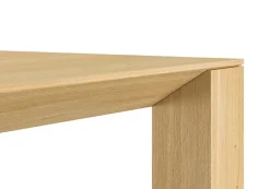 Tavolo con piano in legno rettangolare di Pianca a PREZZO OUTLET