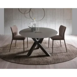 Tavolo con piano in marmo rettangolare di Artigianale a PREZZO OUTLET