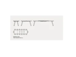 TAVOLO Connubia Bold SCONTATO a PREZZI OUTLET affrettati