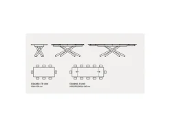 TAVOLO Connubia Duel SCONTATO a PREZZI OUTLET affrettati