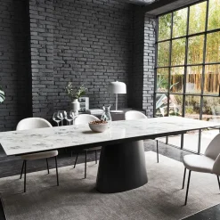 TAVOLO Connubia Ellisse ovale SCONTATO a PREZZI OUTLET