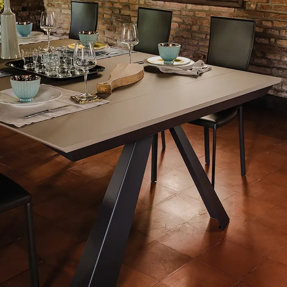 Tavolo Console Cattelan Italia: allungabile, metallo, convivium.