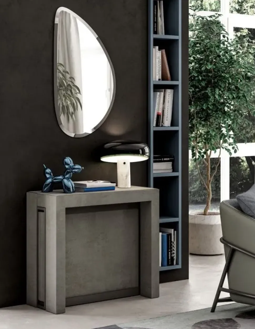 Tavolo consolle modello Micro Easyline in Offerta Outlet