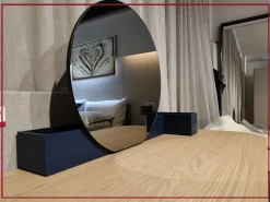 Tavolo consolle modello Ninfea con specchio Novamobili a prezzo scontato