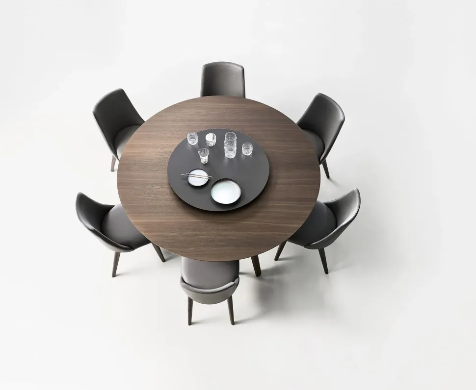 Tavolo Convivio con lazy susan Sangiacomo in OFFERTA OUTLET