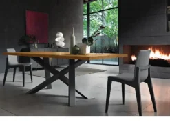 Tavolo Crossing Fgf mobili in legno Fisso scontato 50%