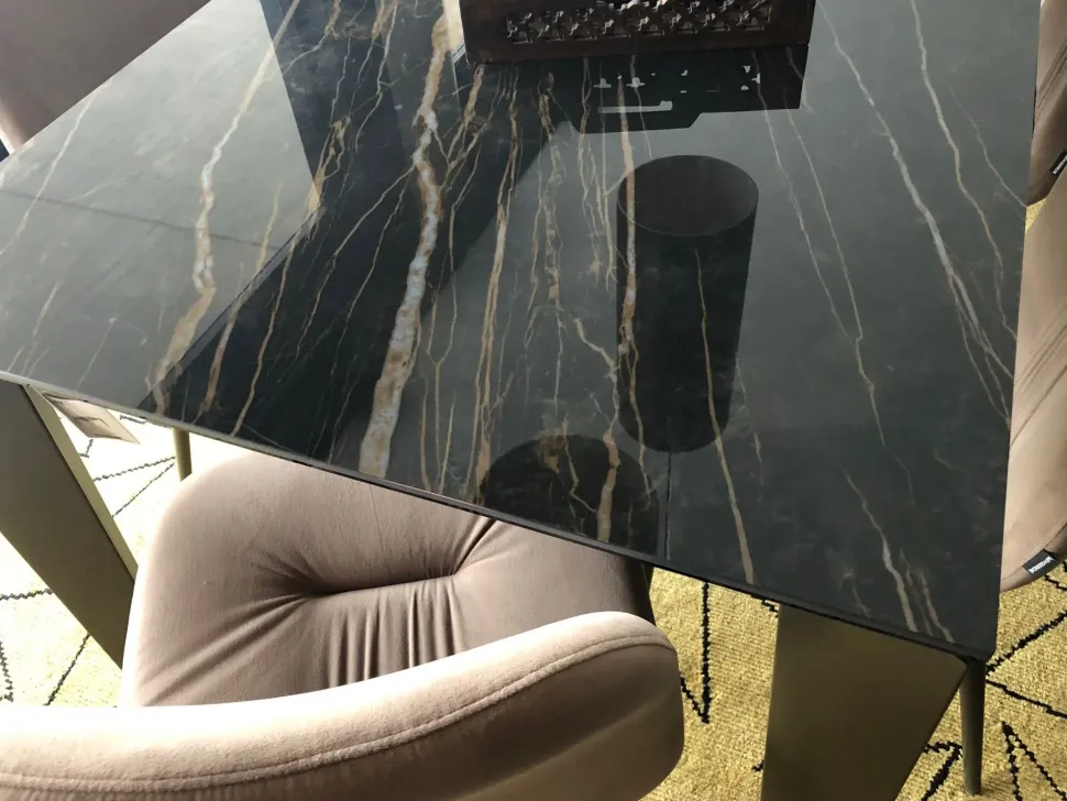 Tavolo Cruz Bontempi in ceramica Rettangolare allungabile scontato 44%