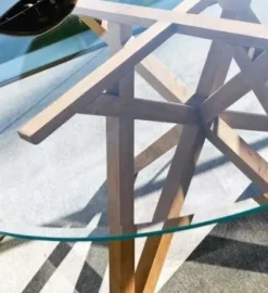 Tavolo da giardino Struttura teak 150 cm luxury a marchio Md work a prezzo ribassato