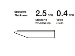 TAVOLO Devina nais Mahnattan my glass SCONTATO a PREZZI OUTLET