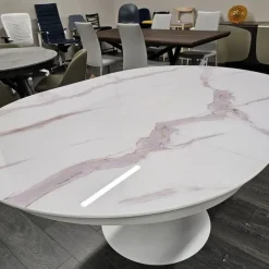 Tavolo Eclipse Ozzio in vetro Allungabile scontato 43%