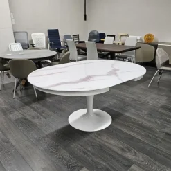 Tavolo Eclipse Ozzio in vetro Allungabile scontato 43%