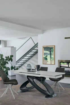 Tavolo Eclipse Target point in ceramica Rettangolare allungabile