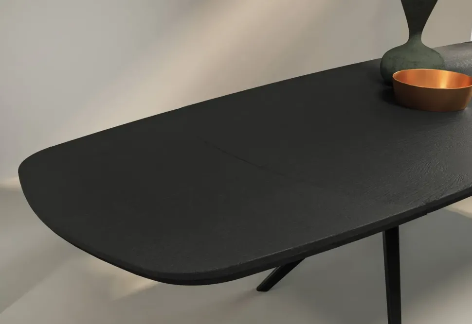 Tavolo ellittico in legno Glamour di Fratelli mirandola in Offerta Outlet