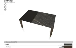 Tavolo Etro Bontempi in OFFERTA OUTLET -35%